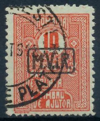 BES. 1WK D-MV Rumänien PORTO Nr 8 gestempelt gepr. X49A95A