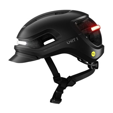 Unit 1 - Fahrradhelm AURA - schwarz - Gr. L - inkl. Remote