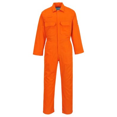 Portwest Bizweld Overall flammhemmend Größe M Orange Schweißerschutz BIZ1ORRM