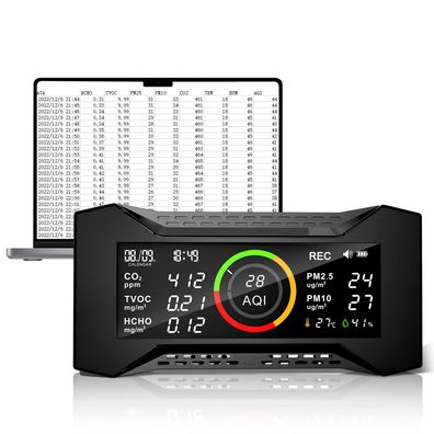 Therm La Mode CF-20 DL Luftqualität Messgerät CO2 TVOC PM2.5 PM10 HCHO