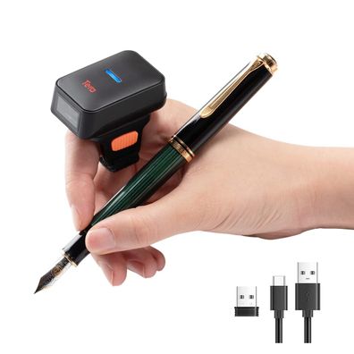 Tera Pro Mini Ring-Barcode-Scanner 1D 2D QR Bluetooth 2,4G USB HW0010