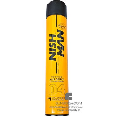 NishMan/Hair Spray 04 "Extra Strong Hold" 400ml/Haarstyling/Haarpflege