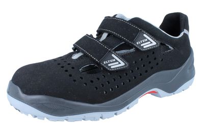 ELTEN Impulse easy Herren Sicherheitssandale S1 grau