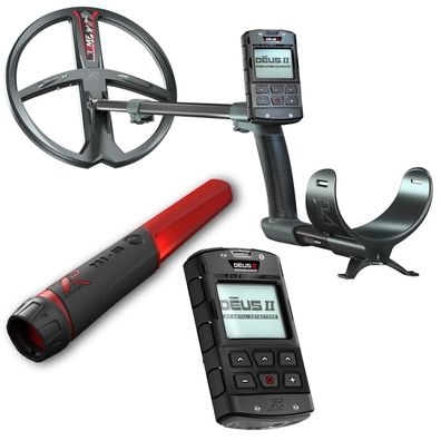 XP DEUS 2 II 28 FMF RC Metalldetektor, 28 cm Suchspule, Multifrequenz + Gratis Mi6 (D