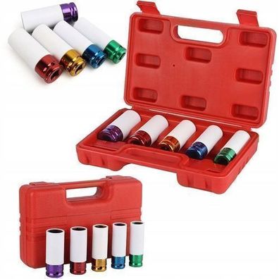 Rosfix Schlagstecknuss Set 1/2" 15–22 mm – CrV-Stahl | Felgenschutz