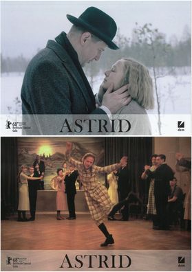 Astrid- 2 Original Kino-Aushangfotos - Alba August, Maria Bonnevie - Filmposter