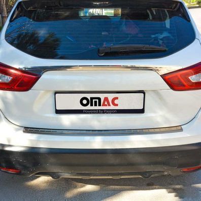 Ladekantenschutz Stoßstangenschutz für Nissan Qashqai J11 2014-2017 Chrom Dunkel