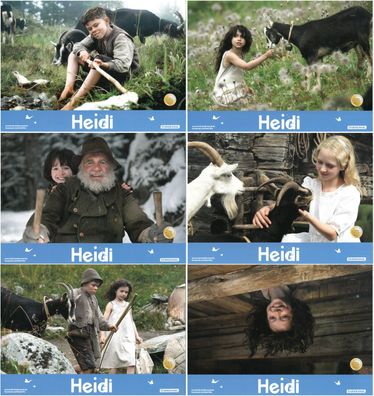 Heidi - 6 Original Kino-Aushangfotos - Anuk Steffen, Bruno Ganz - Filmposter