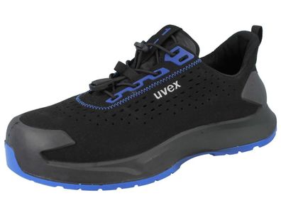 UVEX 1 x-craft Herren Halbschuh S1 schwarz blau