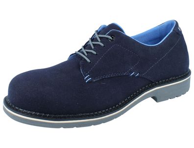 UVEX 1 business Herren Schnürhalbschuh S3 Velour blau