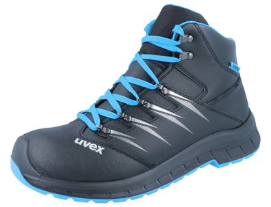 UVEX 2 trend Herren Schnürstiefel S3 schwarz blau