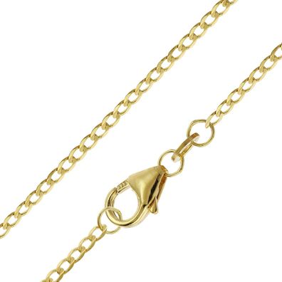 trendor Schmuck Panzerkette für Anhänger Gold 333/8K Collierkette 1,6 mm 35683