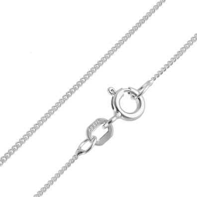 trendor Schmuck Feine Panzerkette 925 Silber-Kette 1,1 mm Halskette 15675