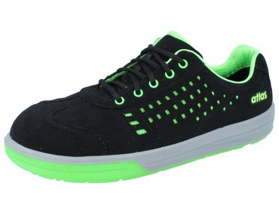 ATLAS A240 Damen Herren S1 Halbschuhe schwarz Textil