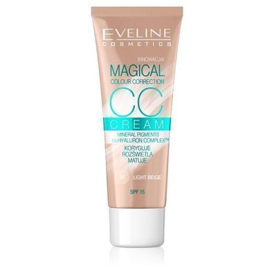Eveline Cosmetics Magic Colour CC Cream Multifunktionale Foundation 50 Light Bei