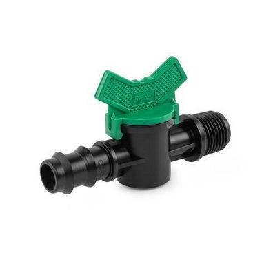 Absperrhahn Kugelhahn AG 1/2" 20mm für PE Rohr Steckverbinder Gartenbewässerung