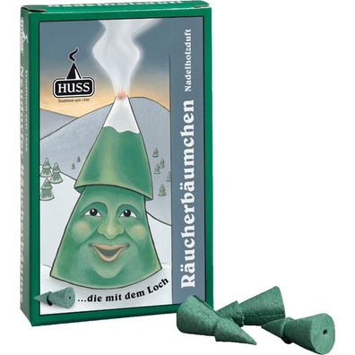 Huss Räucherbäumchen Original Neudorfer Räucherkerzen aus dem Erzgebirge - 24 Stück