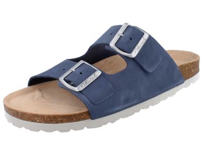 Natural SENSE Damen Pantolette dunkelblau Glattleder
