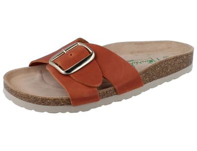 Natural SENSE Damen Pantolette orange Leder