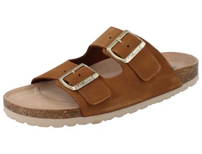 Natural SENSE Damen Pantolette braun Leder