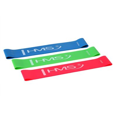 HMS Slim Trainingsbänder Set Widerstandsbänder Fitnessbänder 3er Set 9 bis 20,5 kg