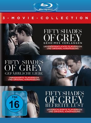 Fifty Shades of Grey Movie Col. (BR) 3Disc Movie Collection,