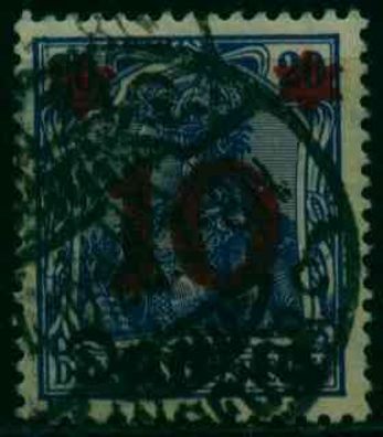 DANZIG 1920 Nr 17 gestempelt gepr. X0F3D7A