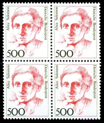 BRD DS FRAUEN Nr 1397 postfrisch Viererblock X2757D6