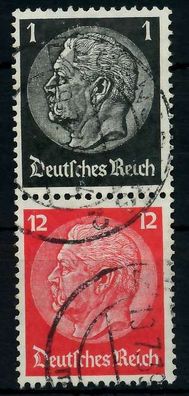 D-REICH Zusammendruck Nr S147 gestempelt SENKR PAAR X7A425A