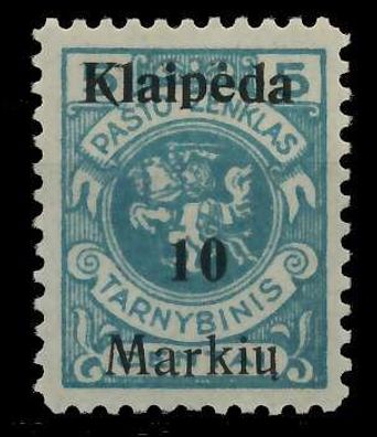 MEMEL 1923 Nr 129I postfrisch X7DA482