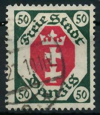 DANZIG 1921 Nr 80X gestempelt gepr. X88D24E