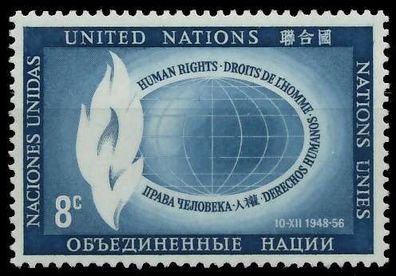 UNO NEW YORK 1956 Nr 54 postfrisch X404E62