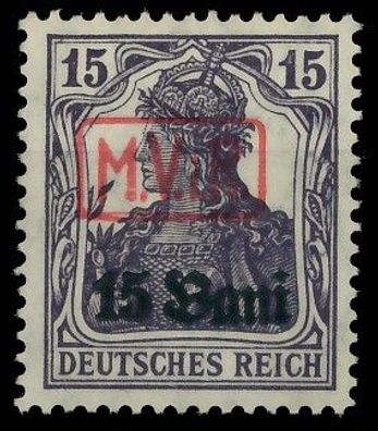 BES. 1WK D-MV Rumänien Nr 1 postfrisch X410DB2