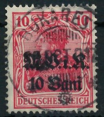 BES. 1WK D-MV Rumänien Nr 4a zentrisch gestempelt X410E06