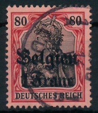 BES. 1WK Landespost Belgien Nr 7 gestempelt X410F56