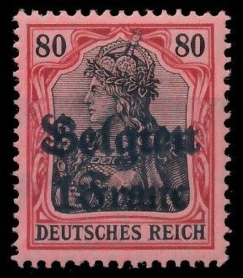 BES. 1WK Landespost Belgien Nr 7 ungebraucht X410F12
