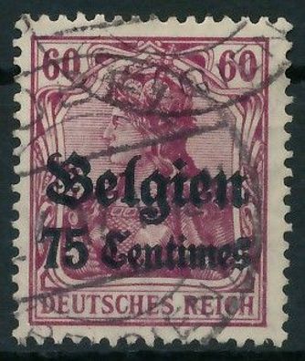 BES. 1WK Landespost Belgien Nr 6b gestempelt X410F66