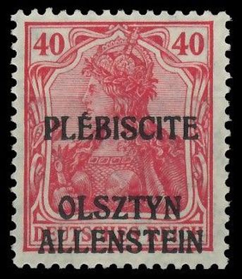 Allenstein Nr VI postfrisch gepr. X41101E