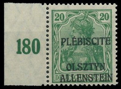Allenstein Nr IV postfrisch SRA gepr. X41103A