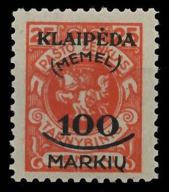 MEMEL 1923 Nr 127 postfrisch X416BD6