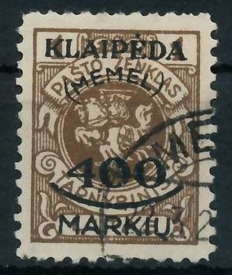 MEMEL 1923 Nr 128 gestempelt gepr. X416BF2