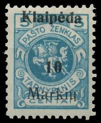 MEMEL 1923 Nr 129I ungebraucht X416C1A