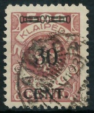MEMEL 1923 Nr 175I gestempelt gepr. X41E8BA