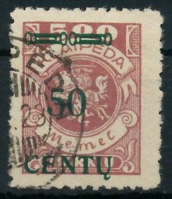 MEMEL 1923 Nr 173AIII gestempelt gepr. X41E8DA
