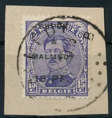 Belgische BES.-POST EUPEN Malmedy Nr 3 zentrisch gestempelt X42611E