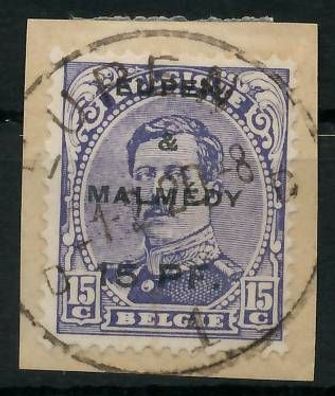 Belgische BES.-POST EUPEN Malmedy Nr 3 zentrisch gestempelt X42D27A