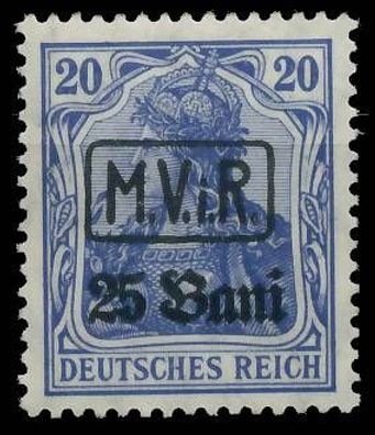BES. 1WK D-MV Rumänien Nr 2 postfrisch X42D52E