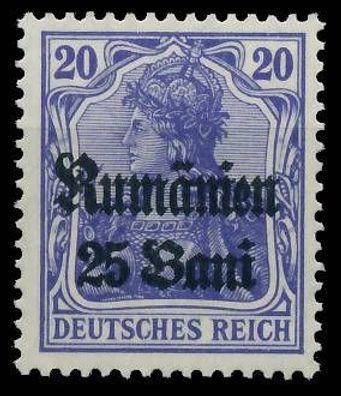 BES. 1WK D-MV Rumänien Nr 11b postfrisch gepr. X42D73A