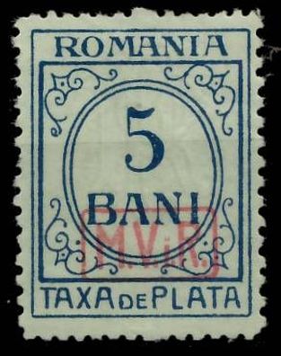 BES. 1WK D-MV Rumänien PORTO Nr 6 ungebraucht gepr. X42D8D6