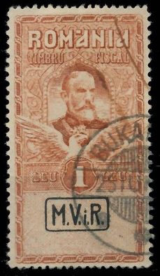 BES. 1WK D-MV Rumänien Zwangszuschlag Nr IX gestempelt X42D8EE